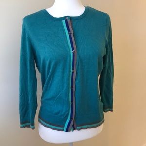 Halogen Teal Cardigan